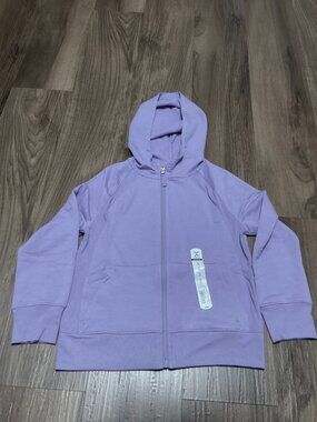 Girl's Xersion Size 7/8 Pale Purple, Full Zip, Lightweight Hoodie. Very Soft.